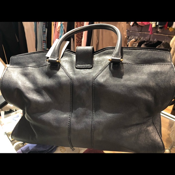 Yes St Laurent navy shoulder bag - Picture 4 of 4